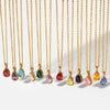 Necklace Stainless Steel Titanium Steel Geometric Dropshaped Gold Plated Pendant