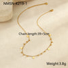 Necklace Stainless Steel Titanium Steel Geometric Electroplated Fashion Women's