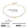 Necklace Stainless Steel Titanium Steel Geometric Electroplating For Women