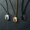 Necklace Stainless Steel Titanium Steel Geometric Electroplating Men's Minimalist Mask Pendant