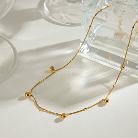 Necklace Stainless Steel Titanium Steel Geometric Electroplating Original Design Women's