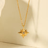 Necklace Stainless Steel Titanium Steel Geometric Electroplating Pendant Women's
