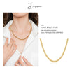 Necklace Stainless Steel Titanium Steel Geometric Electroplating Simple Niche Fashion