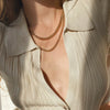 Necklace Stainless Steel Titanium Steel Geometric Electroplating Simple Niche Fashion