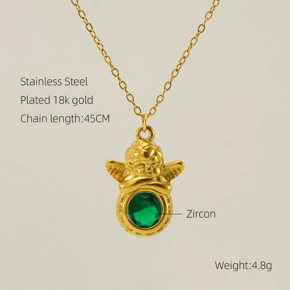 Necklace 316L Stainless Steel 316L Stainless Steel Geometric Electroplating Women's