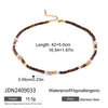 Necklace Stainless Steel Titanium Steel Geometric Electroplating Women's