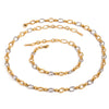 Necklace Stainless Steel Titanium Steel Geometric Electroplating Women's