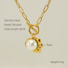 Necklace 316L Stainless Steel 316L Stainless Steel Geometric Electroplating Women's