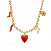 Necklace 316L Stainless Steel 316L Stainless Steel Geometric Heart Electroplating Women's Fashion