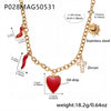 Necklace 316L Stainless Steel 316L Stainless Steel Geometric Heart Electroplating Women's Fashion