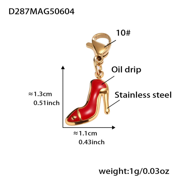 Necklace 316L Stainless Steel 316L Stainless Steel Geometric Heart Electroplating Women's Fashion