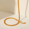 Necklace Stainless Steel Titanium Steel Geometric 18K Gold Plated Electroplating Women