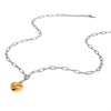 Necklace Stainless Steel Titanium Steel Geometric Love Pendant Electroplating