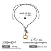 Necklace Stainless Steel Titanium Steel Geometric Old Style Electroplating Women's