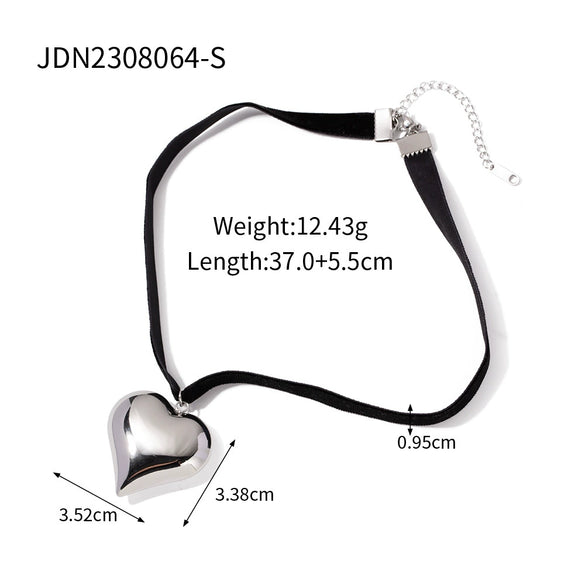 Necklace Stainless Steel Titanium Steel Geometric Old Style Electroplating Women's