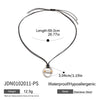 Necklace Stainless Steel Titanium Steel Geometric Old Style Electroplating Women's