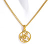 Necklace Stainless Steel Titanium Steel Geometric Twelve Constellations Furnace Vacuum Plating 18K Gold Color Preservation