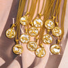 Necklace Stainless Steel Titanium Steel Geometric Twelve Constellations Furnace Vacuum Plating 18K Gold Color Preservation
