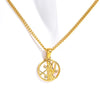 Necklace Stainless Steel Titanium Steel Geometric Twelve Constellations Furnace Vacuum Plating 18K Gold Color Preservation