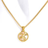 Necklace Stainless Steel Titanium Steel Geometric Twelve Constellations Furnace Vacuum Plating 18K Gold Color Preservation