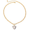 Necklace Stainless Steel Titanium Steel Heart Shape Electroplating Women's Jewelry