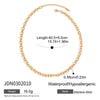 Necklace Stainless Steel Titanium Steel 18K Gold Electroplated Light Luxury Nonfading