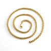 Necklace Stainless Steel Titanium Steel Keel Chain Geometric Electroplated