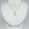 Necklace 316L Stainless Steel 316L Stainless Steel Letter Pattern Cross Chain Vacuum Plated For Women