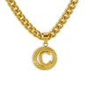 Necklace 316L Stainless Steel 316L Stainless Steel Letter Pattern Hip Hop Electroplating