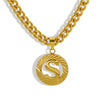 Necklace 316L Stainless Steel 316L Stainless Steel Letter Pattern Hip Hop Electroplating