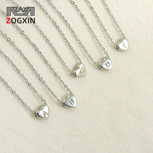Necklace 316L Stainless Steel 316L Stainless Steel Love Letter Letter Pendant Cross Chain Women
