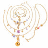Necklace Stainless Steel Titanium Steel Marine Elements Electroplating Women