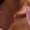 Necklace Stainless Steel Titanium Steel Oil Dropping Style Electroplating