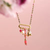 Necklace Stainless Steel Titanium Steel Oil Dropping Style Electroplating