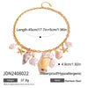 Necklace Stainless Steel Titanium Steel Pearl Multipendant Geometric Electroplating Women's Jewelry