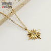 Necklace 316L Stainless Steel 316L Stainless Steel Star Pendant Chain Women's High Sense Vacuum Plated 18K Electroplated