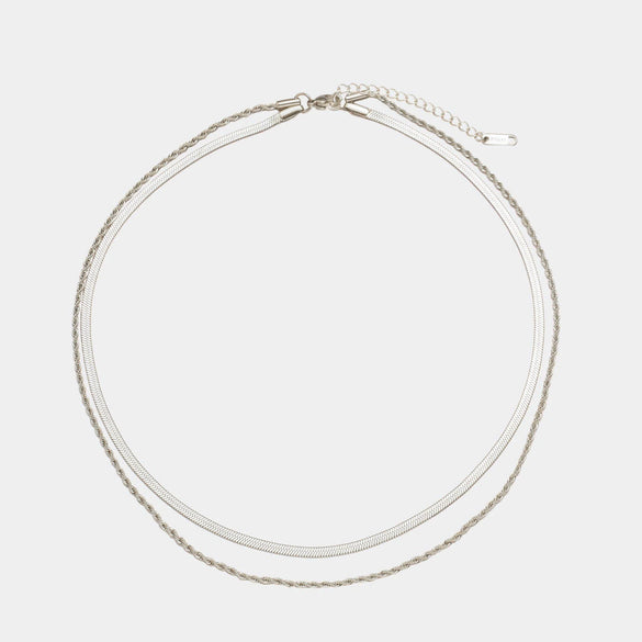 Necklace Stainless Steel Titanium Steel U Shape Cuban Chain Electroplating Women's