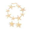 Necklace Starfish Pendant Iron Geometric Style Electroplating For Women