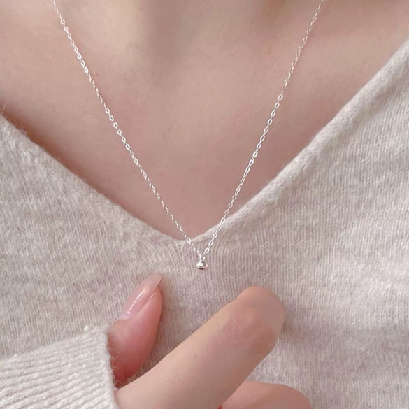 Necklace 925 Sterling Silver Geometric Electroplated Cross Chain