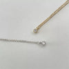 Necklace 925 Sterling Silver Geometric Electroplating Plant Flowers Style