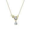Necklace 925 Sterling Silver Geometric O Chain Micro Inlaid Zircon Electroplated Minimalist Design