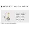 Necklace 925 Sterling Silver Geometric Pendant Set With Diamonds Minimalist Style For Women