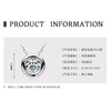 Necklace 925 Sterling Silver Geometric Pendant Set With Diamonds Minimalist Style For Women