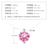 Necklace 925 Sterling Silver Geometric Pendant Set With Diamonds Minimalist Style For Women