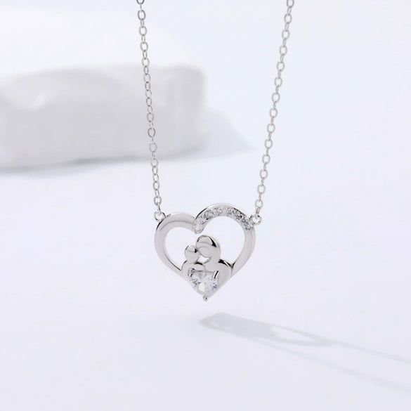Necklace 925 Sterling Silver Light Luxury Geometric Electroplating For Women