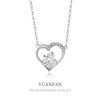 Necklace 925 Sterling Silver Light Luxury Geometric Electroplating For Women