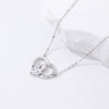 Necklace 925 Sterling Silver Light Luxury Geometric Electroplating For Women