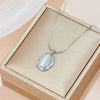 Necklace Titanium Steel Box Chain Geometric Cat's Eye Pendant Electroplating Sweet Animals Style