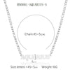 Necklace Titanium Steel Constellation Electroplating