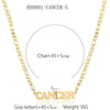 Necklace Titanium Steel Constellation Electroplating